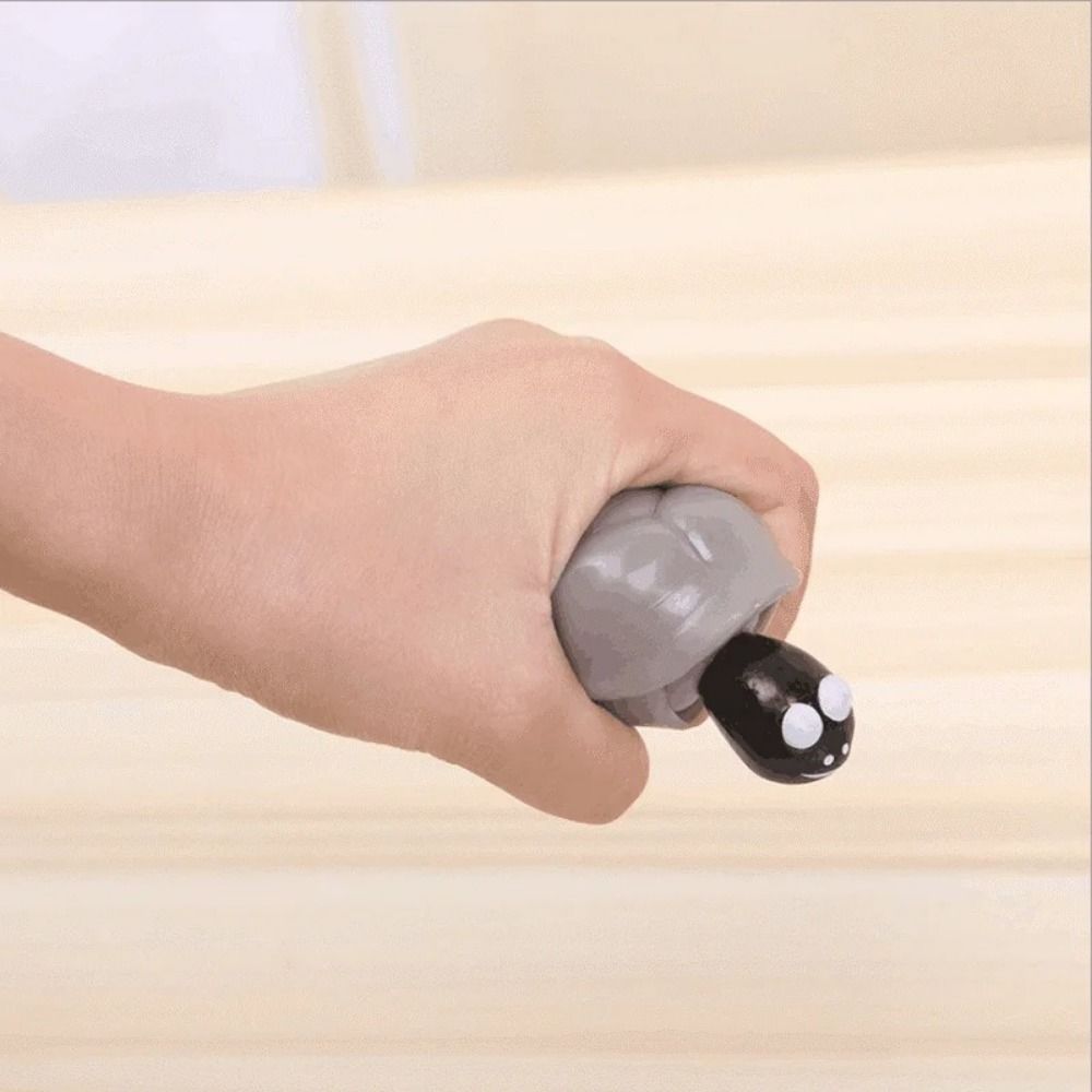 TPR Cartoon Turtle Telescopic Toy Colorful Squeeze Telescopic Head Squeeze Tortoise Toy Gift Kids