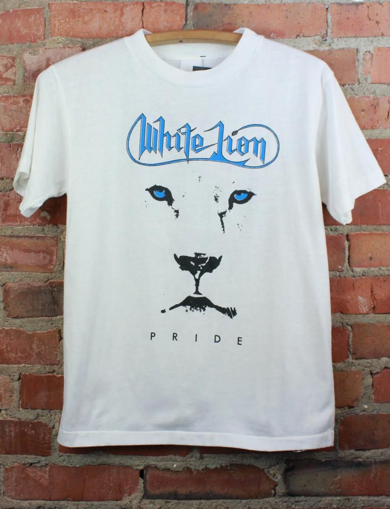 

Vintage 1987 White Lion Band Pride Shirt Unisex Concert S to 5XL TR052 Unisex T-Shirt XXXL