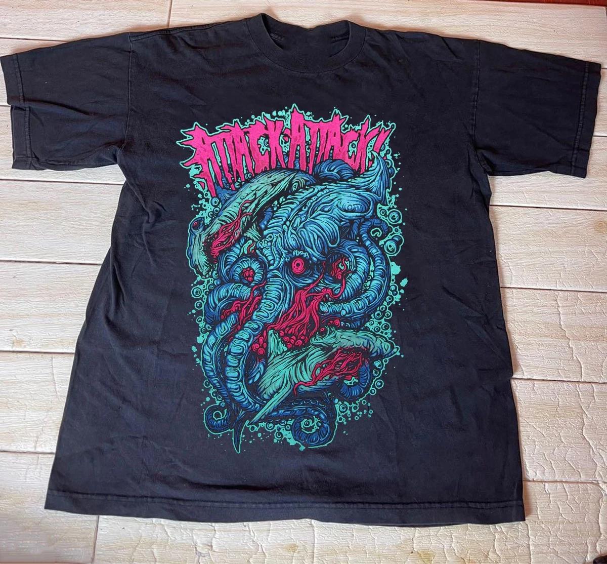 ATTACK ATTACK! Alternative Rock Band Shirt Metalcore Graphic Tee S-5XL XL