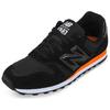 New Balance Nb 373 Classic Sports Fabric Leather Low Top Marathon Running Shoes Unisex Sneaker Black Orange White ML373MB