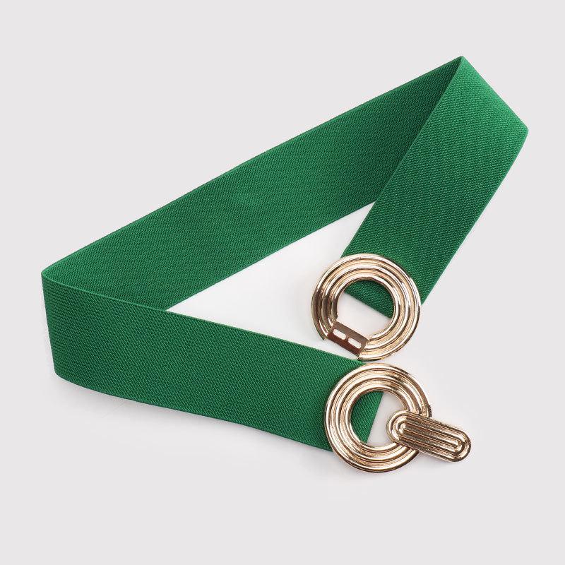 Női alkalmi, gumis derékrészű, díszes divatöv