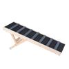 Dog Ramp, Folding Pet Ramp for Bed, Adjustable Dog Ramp for Small, Large, Old Dogs & Cats, Wooden Pet Ramp with 39.3" Long Ramp, Adjustable from 15"