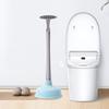 Toilet Plunger Rubber Plastic Strong Suction Efficient Toilet Drain Plunger for Bathroom