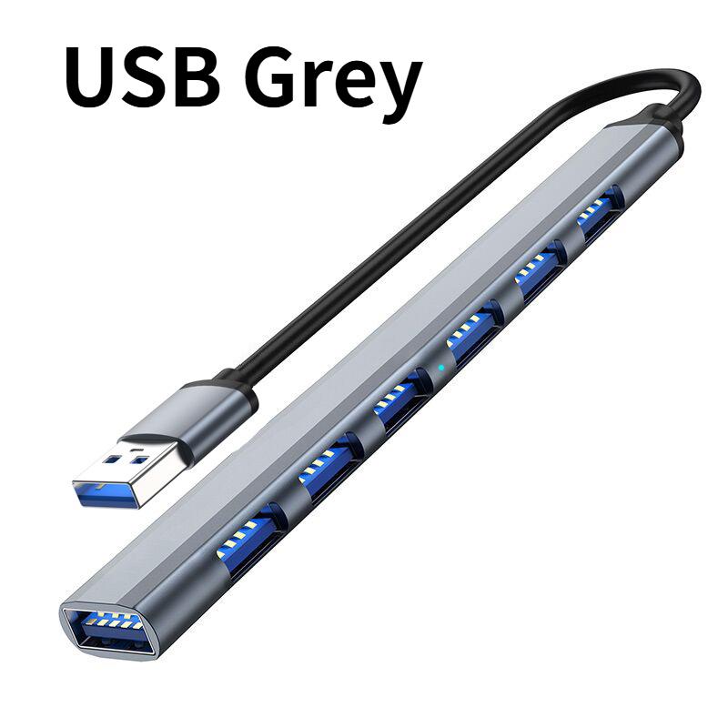 7-in-1 USB C Docking Station USB 3.0 HUB Type C HUB Adapter 5Gbps High Speed USB C Splitter OTG Adapter for PC Laptop Macbook