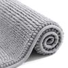 Chenille Bath Mats Extra Soft Comfort Bathroom Mats Super Absorbent Non Slip Fluffy Mats Machine-Washable Dry Bath Rugs