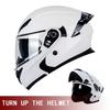 2025 Unisex Racing Motobiker Flip Up Helmets Modular Dual Lens Motorcycle Helmet Full Face Safe Helmet Men Adult Women