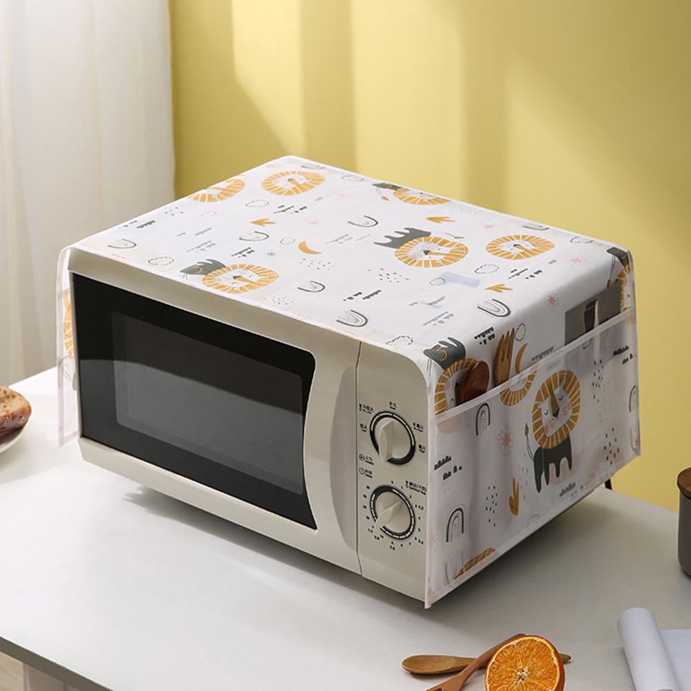 1PC Microwave Oven Dust Cover, Waterproof, Oil-Proof, For Household Use, Oven Cover