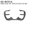 Carbon Fiber Texture ABS Steering Wheel Stickers for Kia EV9 2023-2024