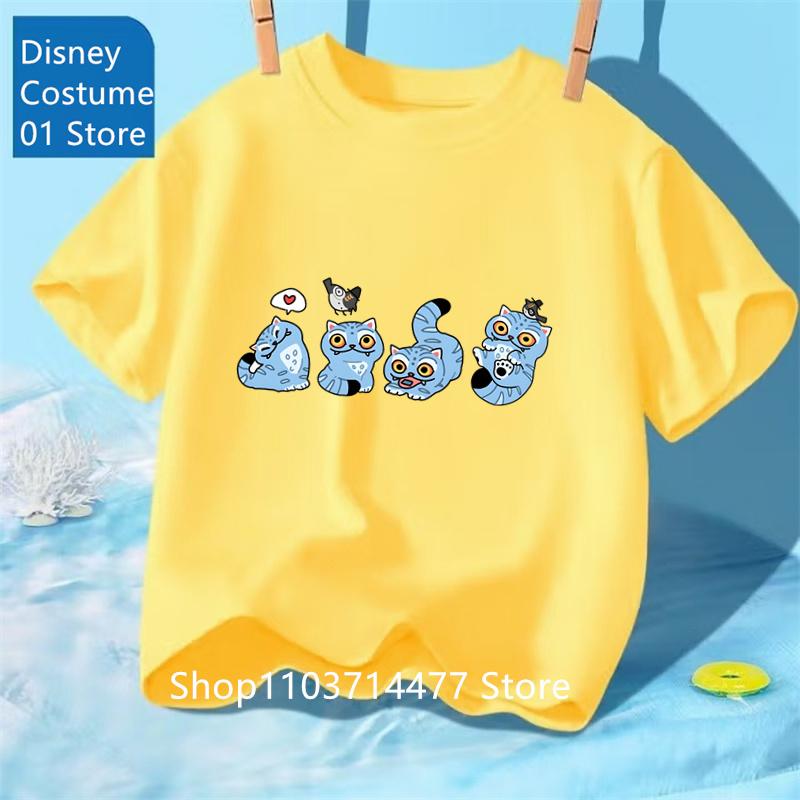 2025 Kids T-shirt K-Pop Demon Hunters Tiger Shirt Fans Gift Toddler Girl Boy Demon Hunters Tiger
