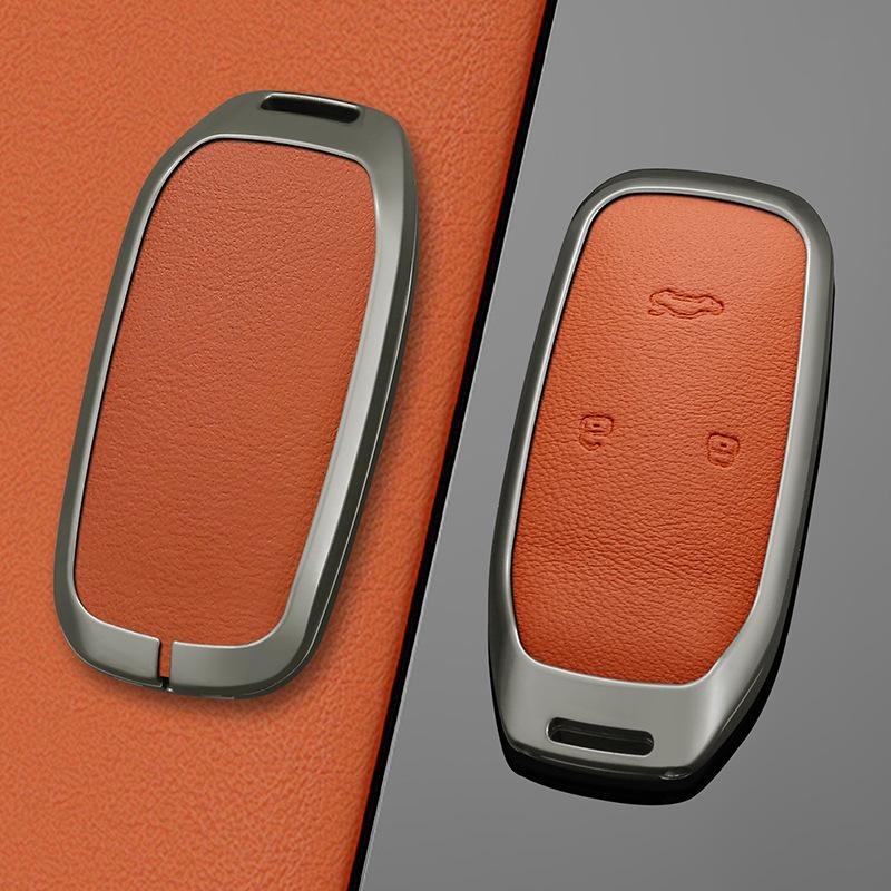 Changan Oshan Cos1° Car Key Case - Metal Shell Full Wrap with Buckle