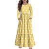 Girls' Maxi Dress Casual Holiday Dresses - Long Sleeve Dress With Pockets For 4-14Y