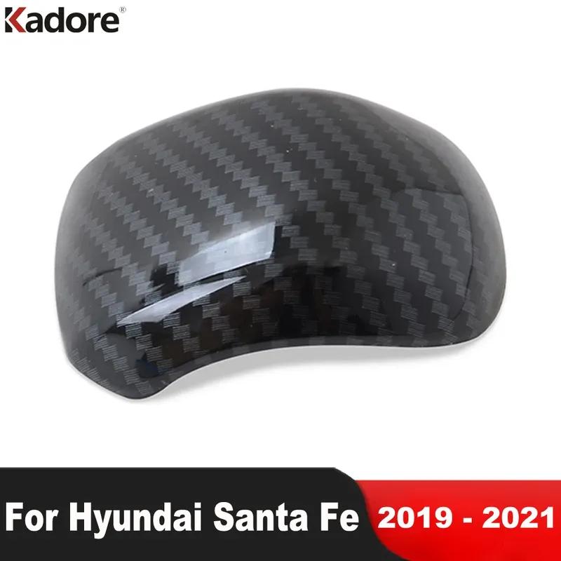 Для Hyundai Santa Fe    Накладка на ручку переключения передач из углеродного волокна, отделка салона, аксессуары (Модель AT)