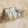 Corner Wall Mounted Cosmetics Storage Rack Plastic No Hole Required Organizer for Bathroom Accessories