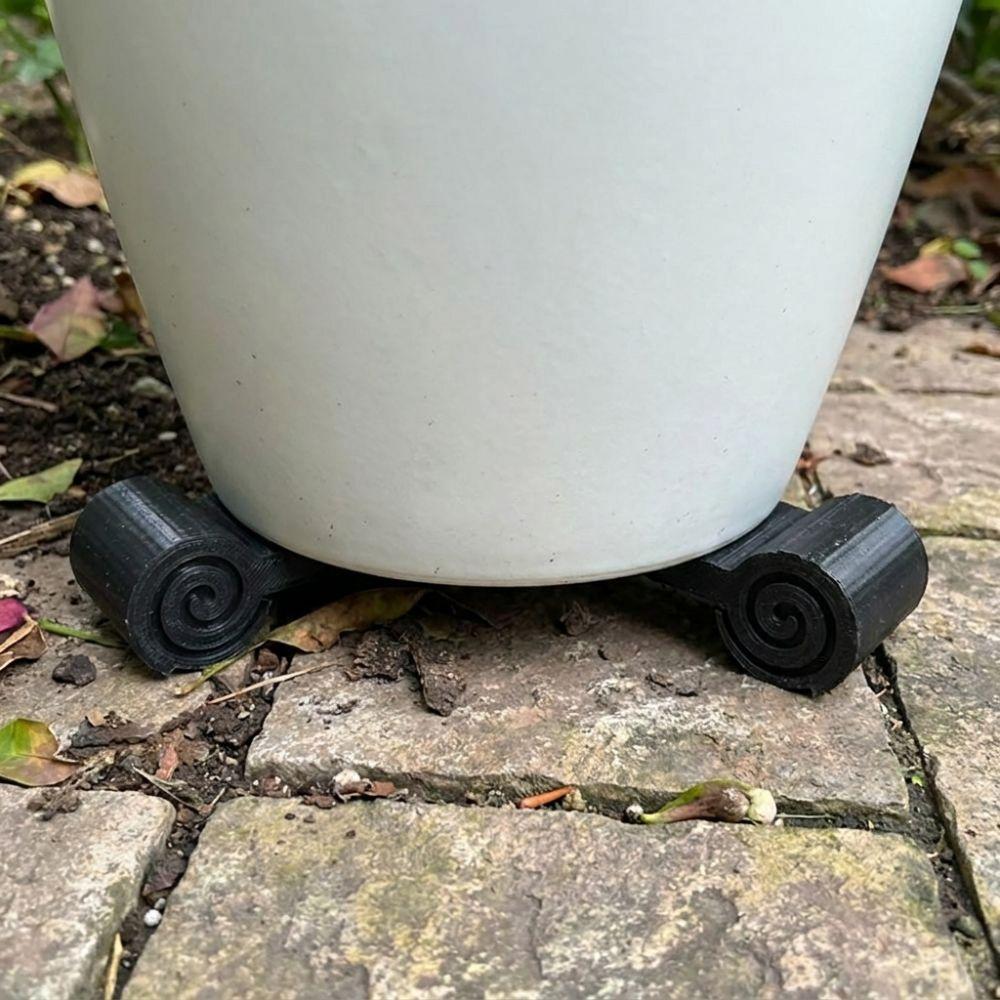 3 Stück 3D-gedruckte Mini-Zylinder-Pflanztopf-Erhöhungen Pflanzgefäß-Stützblöcke für Zimmerpflanzen im Topf