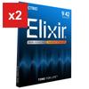Electric Guitar Strings Elixir NANOWEB Super Light .009-.042 #12002