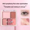 Five-color Eyeshadow Is Easy To Color, and A Multi-purpose Disc Modifies The Three-dimensional Makeup of The Eyes To Brighten The Earth Color.