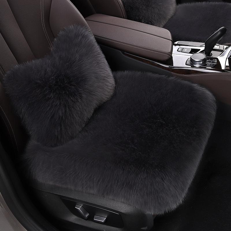 

Plush Wool Winter Car Seat Cushion & Lumbar Support - Non-slip, Warm, Universal 3-Piece Set Default Option