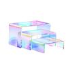 Colorful Acrylic Display Rack Risers Stand Shelf for Anime Figures Toy Cupcake Holder Collectibles Cosmetic Jewelry