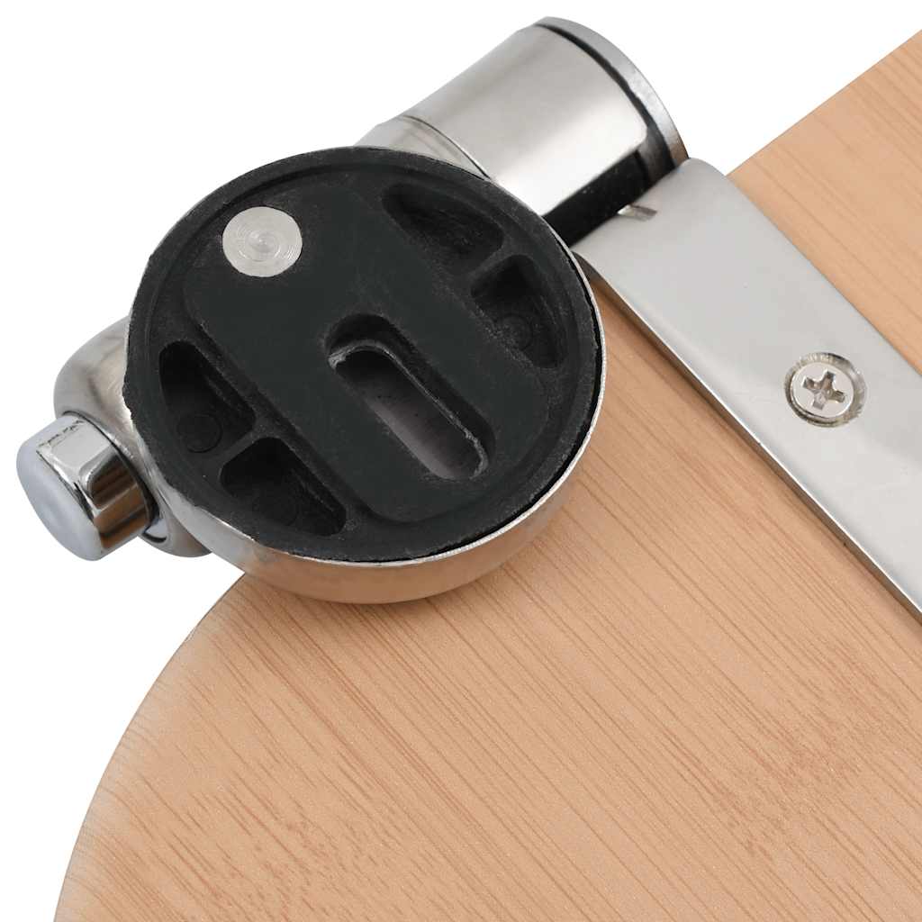 Vidaxl Soft-Close Toilet Seats, 2 Pcs, MDF, Bamboo Pattern