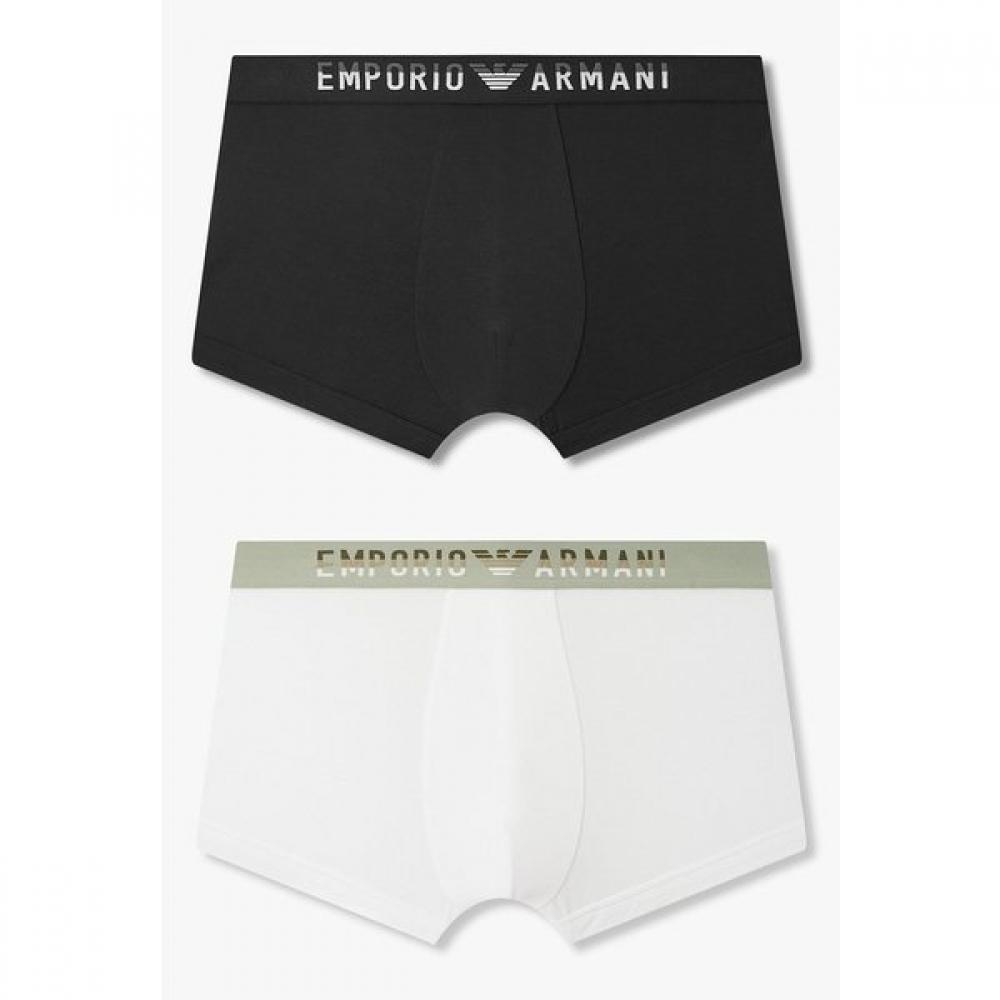 Emporio Armani Men S TOne On TOne Jacquard Logo drawerS 2 typeS Set 0816112017 S(95)
