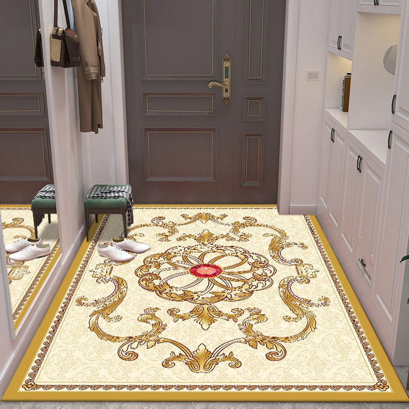 European Style Entrance Door Mat Bedroom Door Anti Slip and Absorbent Bathroom Floor Mat Bathroom Door Mat