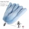 Sexy Multi Taile False Fox Tail with Separable Metal Butt Plug Anal Sex Toys for Couple BDSM Role Play Adult Products