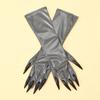 Halloween Claw Gloves Black Sequined Nails Halloween Cosplay Costume Long Nail Gloves Personality Ghost Claw Long Gloves