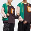 adidas Originals Melting Sadness Puppet Series Colorblock Asymmetrical Hem Loose Sweatshirt Unisex Tops HC0349