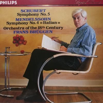 CD SCHUBERT; BRUEGGEN - Symphony 5 4321232 Philips 1991 Germany Classical Used