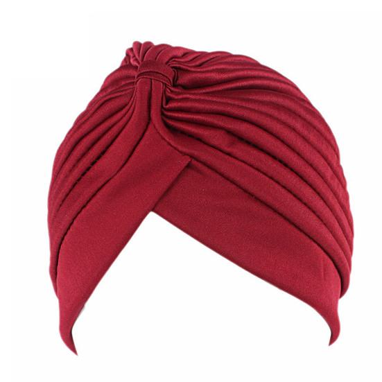 Beanie Headwrap Lightweight Cross Shape Headdress Casual Brimless Dome Scarf Hat for Washing Face