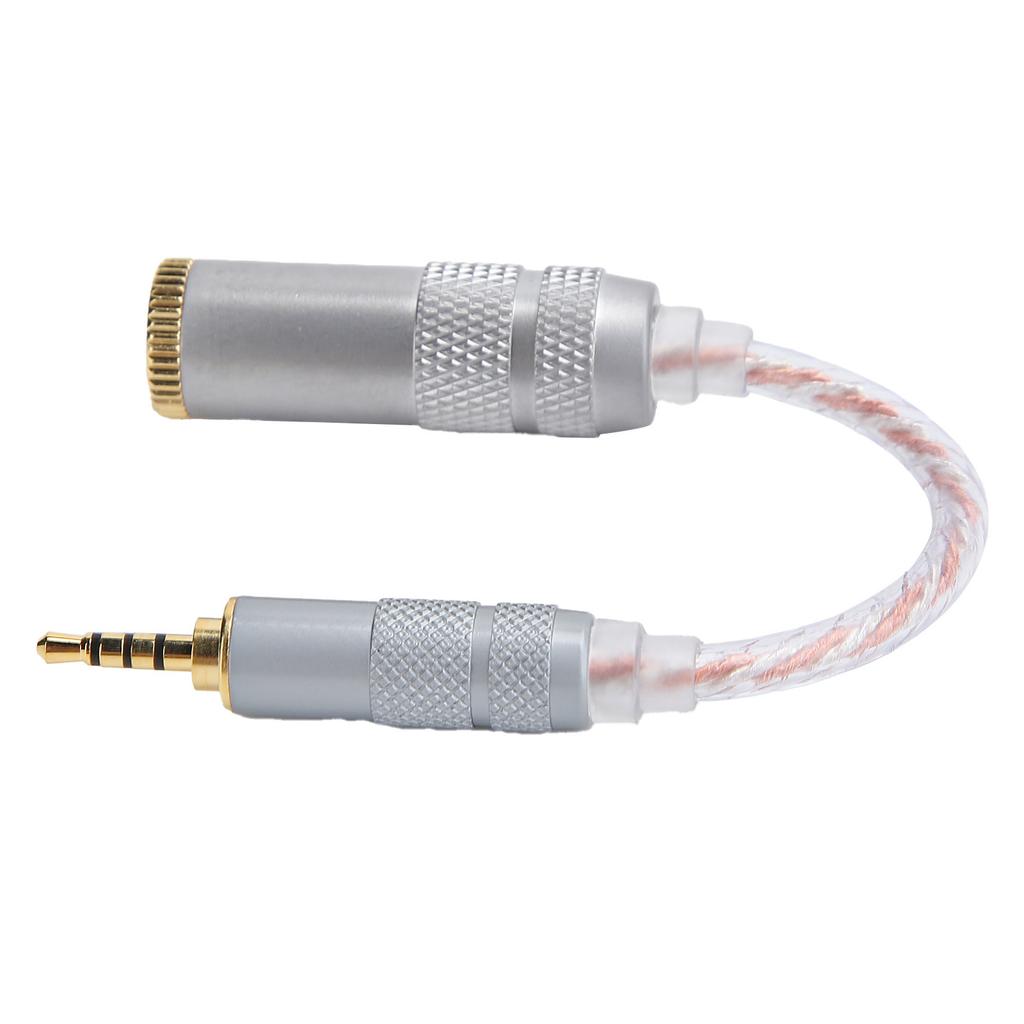 Audio Adapter Cable Male to Female Headset Conversion Cable Adapter for ZX300A HiFiman2.5mm Balanced Male to 4.4mm