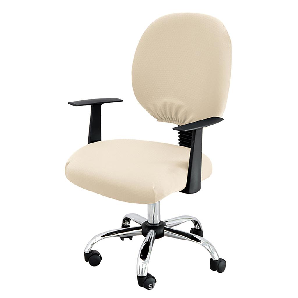 1 Set Gaming Chair Covers Removable Computer Armchair Slipcover Rotating Stool Seat Protector For Office Chair Covers 310G