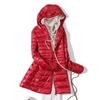 Ultralight Women Puffer Jacket Duck Down Hooded Coat Warm Windbreaker Parka for Autumn Winter Portable Female