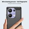 MOFI JK TPU Series-1 For Xiaomi Redmi Note 13 Pro 4G Case Carbon Fiber Texture Soft TPU Cover