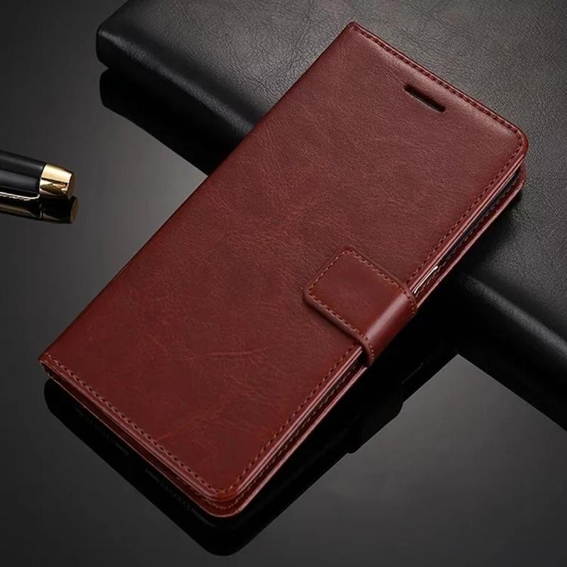 Чехол-книжка для Huawei Y7 2019 DUB Lx1 Чехол магнит Кожаный кошелек Сумки для Huawei Y7 Pro 2019 Prime DUB-LX2 Y72019 Держатель для карт Y7 2019 коричневый