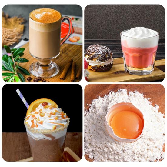 Elektrischer Milchaufschäumer mit leistungsstarkem 14.000 U/min Edelstahl-Getränkerührstab, batteriebetrieben, multifunktionaler Kaffee-Schneebesen für Latte Matcha