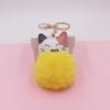 Adorable Kitten Plush Keychain - Cute Cat Figurine for Backpack or Suitcase
