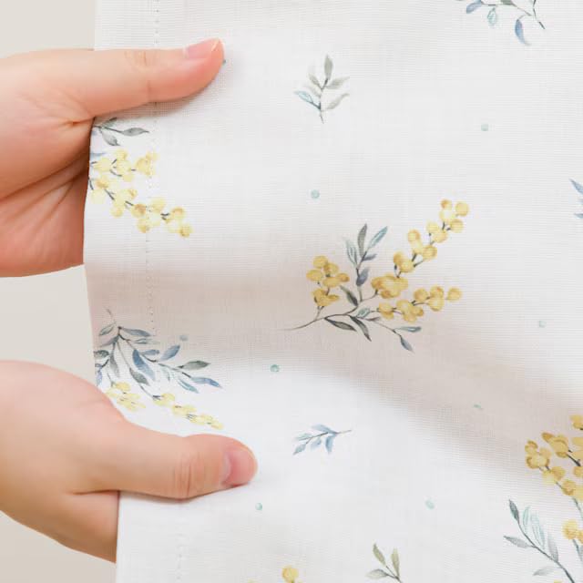 Nitori Deco Home Blackout Drape Set of NITORI 5732745 Curtains, Mimosa, DH127, 100x178cm, 2, Yellow,