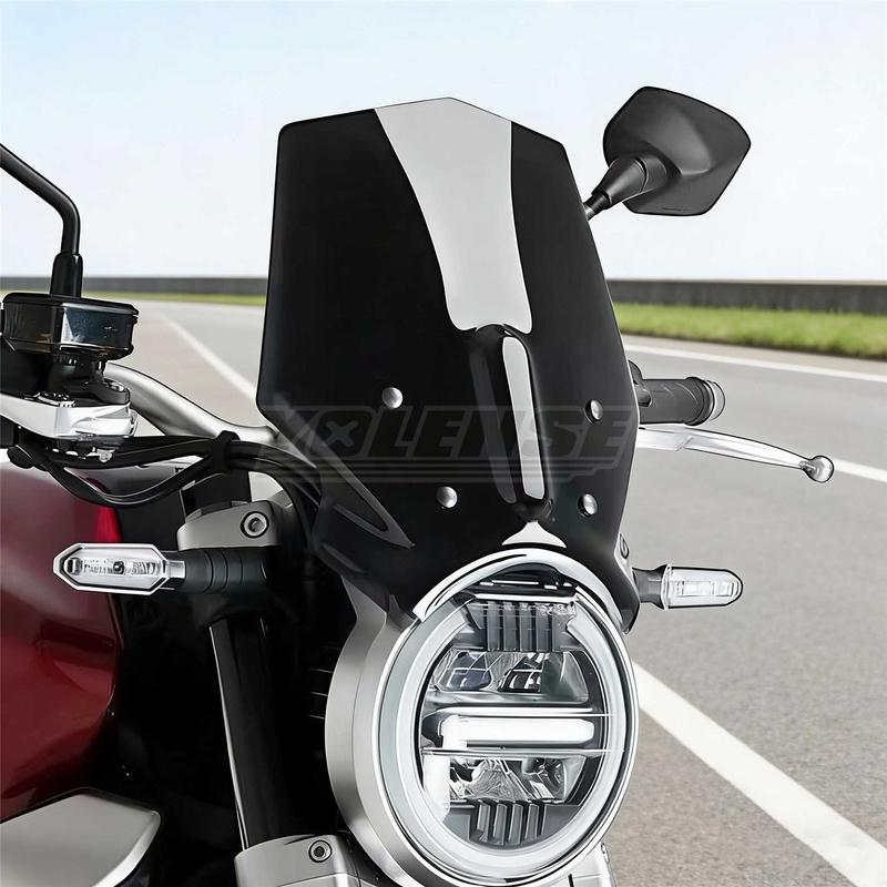 Motorcycle Carbon Fiber Wind Windshield Windscreen Screen Fairing For 2025 CB650R CB 650R CB650 R CB 650 R 650R 2024-2026
