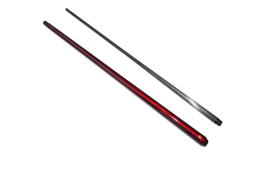 OKHEALING Gelenk Queue aus Kohlefaser mit Spitze 58 Zoll 19-20oz 1/2 12.4mm (Abspielen) (Uniloc)