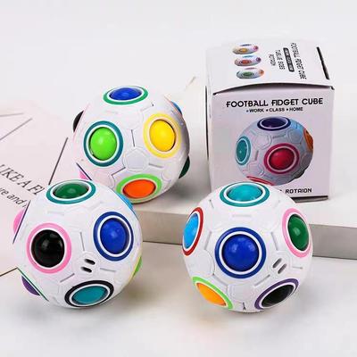 12-Hole Magic Rainbow Ball: Fun and Educational Decompression Toy for Kids' Intelligence Development