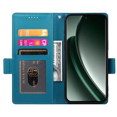 DF-010 For Realme GT 6 5G Stand Case PU Leather Wallet Phone Cover