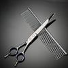 Pet Grooming Scissors Kit Stainless Steel Straight Thinning Shear Non‑jamming Trimming Tool for Dogs Cats