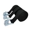 Durable Cargo Straps with Rust Proof Metal Buckle Multi Purpose Tie Down Belt for Car Motorcycle Bicycle Travel Use