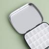 Portable Empty Watercolor Tin Box 24 Grids Mini Watercolor Paint Palette Travel Painting Paint Tray Art Supplies
