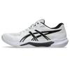 Asics 13 Indoor Sports Shoes Unisex Size 100 3E GEL-TACTIC (1073A078), Adult, (White/Black), 25.5 Cm,