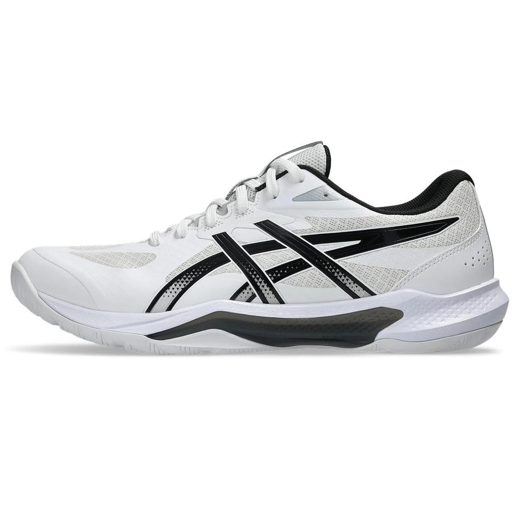 Asics 13 Indoor Sports Shoes Unisex Size 100 3E GEL-TACTIC (1073A078), Adult, (White/Black), 25.5 Cm,