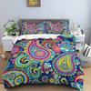 Ethnic Mandala Duvet Cover Set 3D Print Quilt Set Abstract Art King Queen Full Size Polyester Bedding Set For Boys Girls Kids