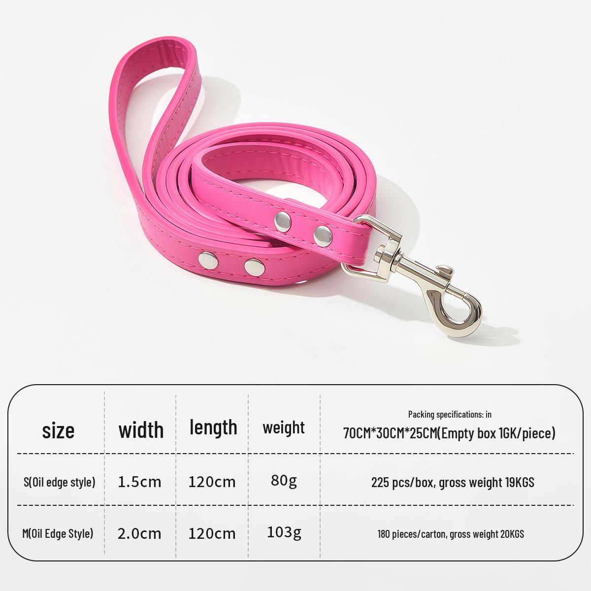 

Поводок для питомца из ПУ кожи с металлической пряжкой – Универсальный для прогулок с собакой и кошкой S 1.5*120