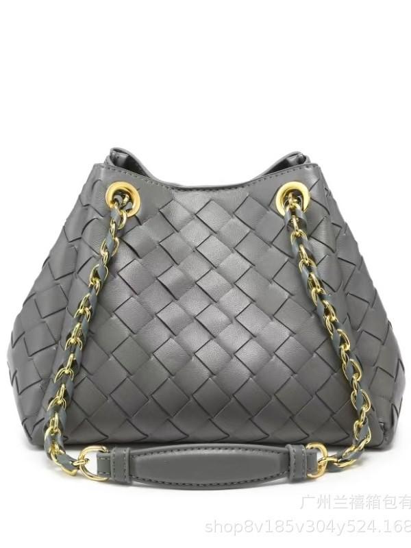B Women'S Chain Bag Parachute Pure Hand-Woven Bag Versatile Commuter Shoulder Messenger Bag Tide